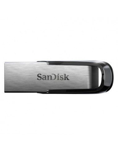 Sandisk Ultra Flair Memoria USB 3.0 128GB - Sin Tapa - Color Acero Negro (Pendrive)