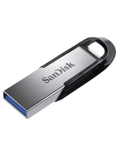 Sandisk Ultra Flair Memoria USB 3.0 256GB - Hasta 150MB s de Transferencia - Diseño Metalico - Color Acero Negro (Pendrive)