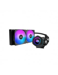 Cooler Master Masterliquid Core Nex 240 ARGB Kit de Refrigeracion Liquida - Ventiladores Preinstalados - Color Negro