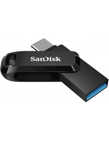 Sandisk Ultra Dual Drive Go Memoria USB-C y USB-A 128GB - Hasta 150MB s de Lectura - Color Negro (Pendrive)