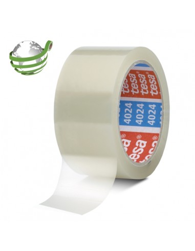 Tesa 4024 PV4 Precinto de Embalar 50mm x 132 Metros - Fabricado en Polipropileno - Adhesivo Acrilico con un 65-de Base