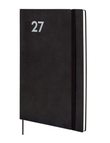 Finocam Dynamic Mara Agenda Profesional - Anual 2027 - Semana Vista Vertical - Formato Y11 - 165x240mm - Goma Elastica - Tapa