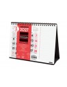 Finocam Neutro Calendario de Sobremesa - Anual 2027 - Mes Vista - Formato S - 210x150mm - Espiral Doble - Papel de 120g m2 -