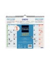 Finocam Color Calendario de Pared - Anual 2027 - Mes Vista - 300x247mm - Espiral Doble - Papel de 120g m2 - Espacio para