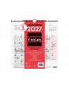 Finocam Neutro Calendario de Pared - Anual 2027 - Mes Vista - 300x300mm - Espiral Doble - Papel de 120g m2 - Espacio para