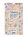 Finocam Talkual Calendario de Pared - Anual 2027 - Mes Vista - 210x360mm - Espiral Doble - Papel de 135g m2 - Espacio para