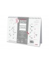 Finocam Trendy Chic Calendario de Sobremesa - Anual 2027 - Mes Vista - Formato S - 210x150mm - Espiral Doble - Papel de
