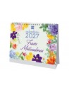 Finocam Frases Motivadoras Calendario de Sobremesa - Anual 2027 - Mes Vista - Formato S - 210x150mm - Espiral Doble - Papel