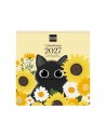 Finocam Sarah Meyer-Delius Calendario de Pared - Anual 2027 - Mes Vista - 300x300mm - Papel de 170g m2 - Ilustraciones