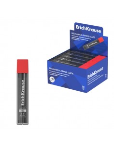 ErichKrause Expositor con 30 Packs de 10 Minas de Repuesto para Portaminas - 2.0mm en Grado HB - Colores Surtidos