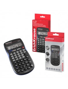 ErichKrause SC-920 Classic Calculadora Cientifica - Pantalla LCD de 10 Digitos - 56 Funciones - Apagado Automatico - Color