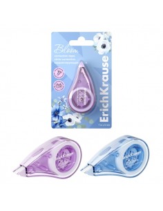 ErichKrause EasyMask Pastel Bloom Cinta Correctora - 5mm de Ancho - 7 Metros Lineales - Uso Ambidiestro - Colores Surtidos