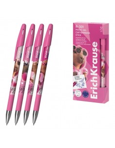 ErichKrause R-301 Magic Gel Stick CapyBarbara Boligrafo Borrable - Modelos Surtidos - Trazo 0.4mm - Tinta de Gel - Resistente