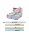 ErichKrause Visioline V-17 Light Milky Expositor con 24 Marcadores Fluorescentes - Punta Biselada - Trazo de 0.6 a 3.0mm -