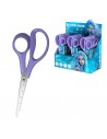 ErichKrause JOY Ergo Aquamarine Expositor con 24 Tijeras de 14cm - Mangos de Plastico Resistente a Golpes - Ergonomicas -