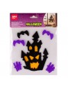 Apli Kids Pack con 7 Pegatinas Jelly de Halloween para Ventanas-Cristales-Espejos etc.. - DiseÃ±o Casa Embrujada -