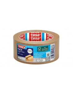 Tesa Ultra Strong Paper Precinto de Papel 50mm x 25m - Gran Adhesion-Alta Resistencia al Desgarro - Fabricado con un 52-de