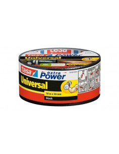 Tesa Extra Power Universal Cinta Adhesiva Americana Multiusos 50mm x 10 Metros - Fuerte Poder de Pegado - Se Rompe Facilmente