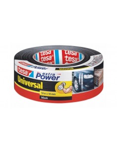 Tesa Extra Power Universal Cinta Adhesiva Americana Multiusos 50mm x 50 Metros - Fuerte Poder de Pegado - Se Rompe Facilmente