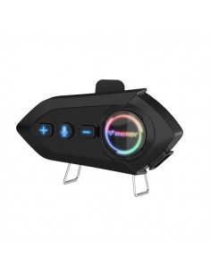 Energy Sistem Intercom Ride Intercomunicador para Casco de Moto - Bluetooth 5.4 - Gran Capacidad de Bateria - Hasta 25 Horas