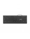 Coolbox FlatPro Teclado USB con 105 Teclas - Teclas planas - QWERTY EspaÃ±ol - Color Negro