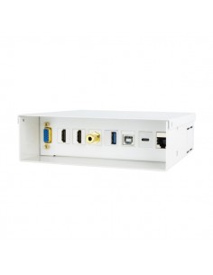 Nanocable Caja de Conexiones Multimedia - VGA - 2x HDMI - Jack 3.5mm - USB-C 10Gbps - USB-B 2.0 - USB-A 3.0 - RJ45 Cat.6A STP