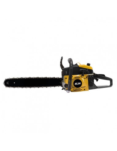 Blim Motosierra a Gasolina - Cilindrada 63.3cc - Potencia 2400W - Espada 505mm - 2 Tiempos - Peso 7.5kg - Deposito 550ml -