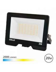 Elbat Serie Lumax Foco LED - Potencia 20W - Flujo Luminoso 2000lm - CCT 3 en 1 - 3000K-4000K-6500K - IP65 - Apertura