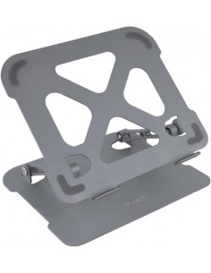 Tooq Soporte Elevador para Portatil - Aluminio - Equipos de 11-17.3" - Altura Regulable de 30 a 280mm - Plegable -