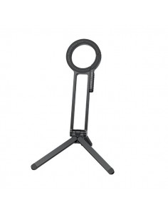 XO C180 Soporte Tripode Magnetico para Smartphone - Giro 360Â-- Aluminio - Anillo Magnetizante - Kit de Limpieza - Uso en