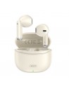 XO X33 Auriculares TWS - Bluetooth 5.3 - Intrauditivos - Estuche 250mAh - ABS y Policarbonato - USB-C - Color Beige