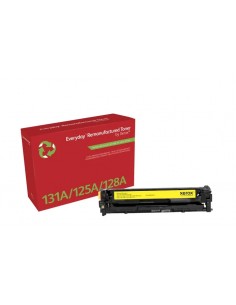 Xerox Everyday HP CB542A CE322A CF212A Amarillo Cartucho de Toner Remanufacturado - Reemplaza 125A 128A 131A