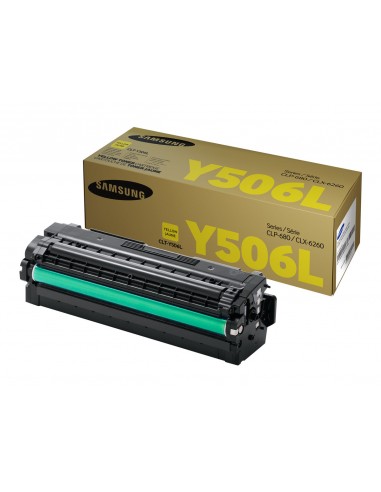 Samsung CLP680 CLX6260 Amarillo Cartucho de Toner Original - CLT-Y506L SU515A