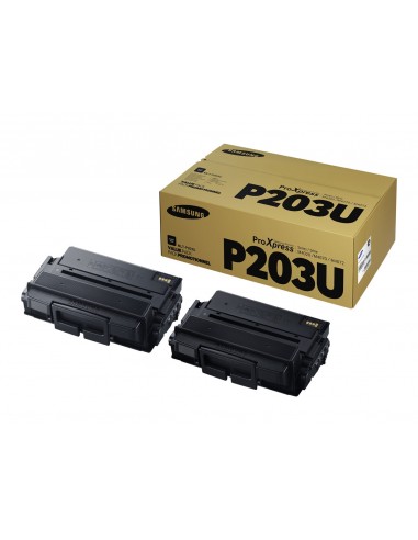 Samsung MLT-P203U Negro Pack de 2 Cartuchos de Toner Originales - SV123A