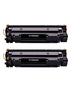 Canon 728 725 712 713 726 Negro Pack de 2 Cartuchos de Toner Genericos - Reemplaza