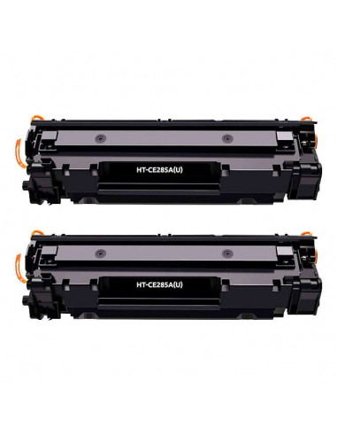 Canon 728 725 712 713 726 Negro Pack de 2 Cartuchos de Toner Genericos - Reemplaza