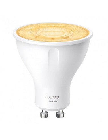 TP-Link Tapo L610 Bombilla Inteligente Wi-Fi Regulable GU10 350lm - Luz Calida 2700K - Control de Voz - Control Remoto -