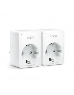 TP-Link Mini Enchufe Inteligente Wi-Fi (2-Pack) - Control Remoto - Programable - Modo Fuera de Casa