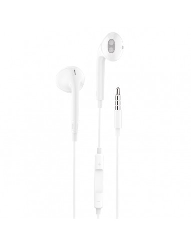 TechOneTech Ear Tech Auriculares Intraurales - Microfono Integrado - Mini Jack 3.5mm - Asistente Voz - Cable de 1.20m