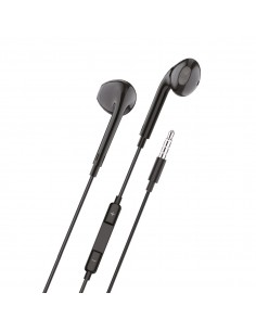 TechOneTech Ear Tech Auriculares Intraurales - Microfono Integrado - Mini Jack 3.5mm - Asistente Voz - Cable de 1.20m