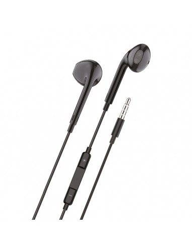 TechOneTech Ear Tech Auriculares Intraurales - Microfono Integrado - Mini Jack 3.5mm - Asistente Voz - Cable de 1.20m