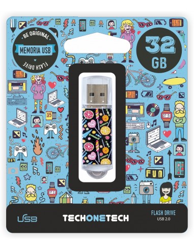 TechOneTech Candy Pop Memoria USB 2.0 32GB (Pendrive)