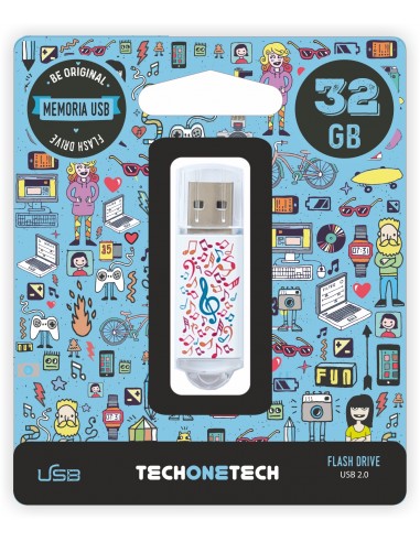TechOneTech Music Dream Memoria USB 2.0 32GB (Pendrive)