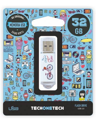 TechOneTech Be Bike Memoria USB 2.0 32GB (Pendrive)
