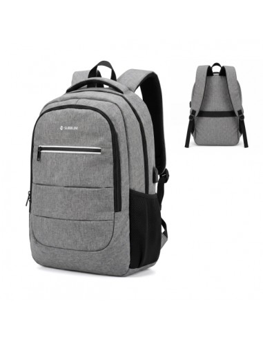 Subblim City Plus Mochila para PortÃ¡til 16" - Capacidad 26L - Resistente al agua - Puerto USB-C - Bolsillo Reflectante -