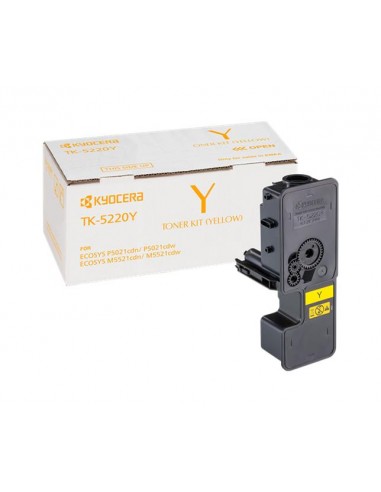 Kyocera TK5220 Amarillo Cartucho de Toner Original - Reemplaza 1T02R9ANL1 TK5220Y