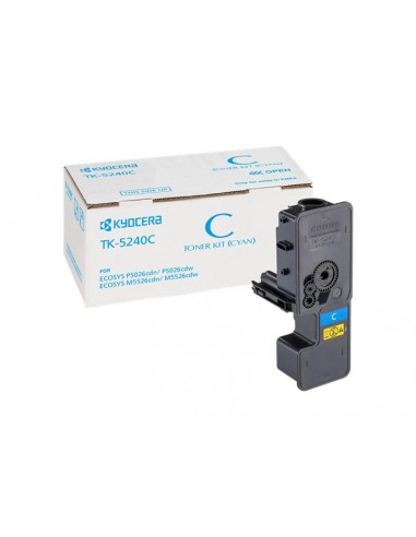 Kyocera TK5240 Cyan Cartucho de Toner Original - 1T02R7CNL0 TK5240C