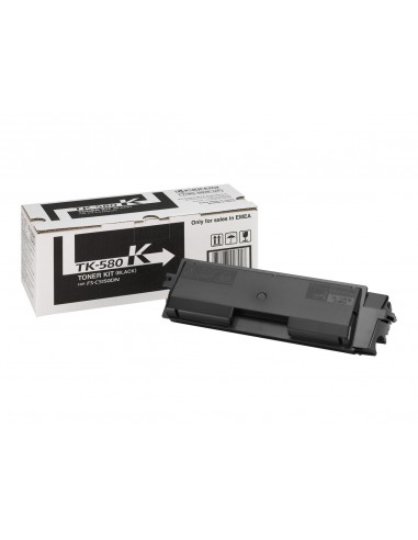 Kyocera TK580 Negro Cartucho de Toner Original - 1T02KT0NL0 TK580K