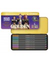 Stabilo Pen 68 Metallic K-Pop Demon Hunter Caja Metalica con 8 Rotuladores de Punta de Fibra - Trazo de 1mm aprox. - Tinta