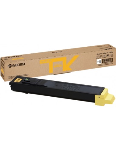 Kyocera TK8115 Amarillo Cartucho de Toner Original - 1T02P3ANL0 TK8115Y